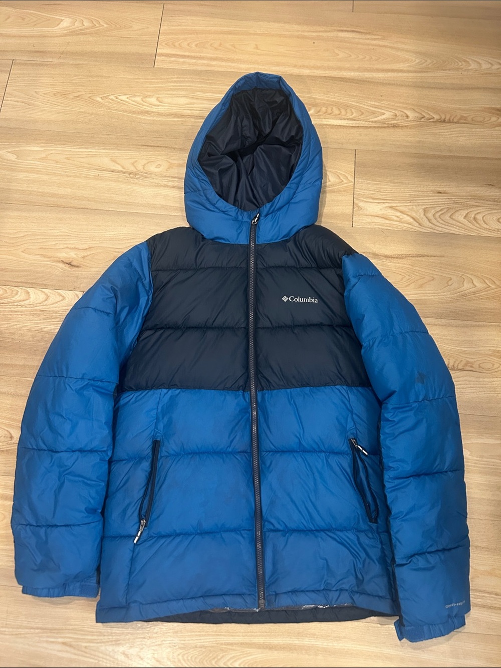 Blue Columbia Puffer Jacket